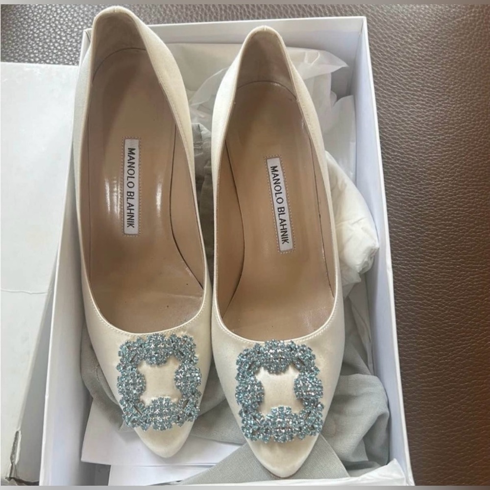 Wedding Manolo Hangisi pumps
